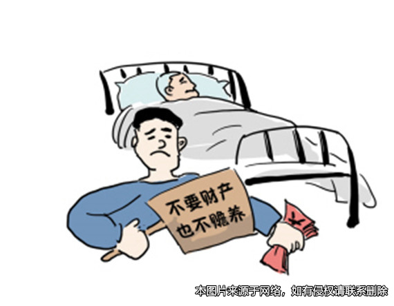 親生兒子不贍養父親而和繼母爭奪遺產，被法院判決不能繼承
